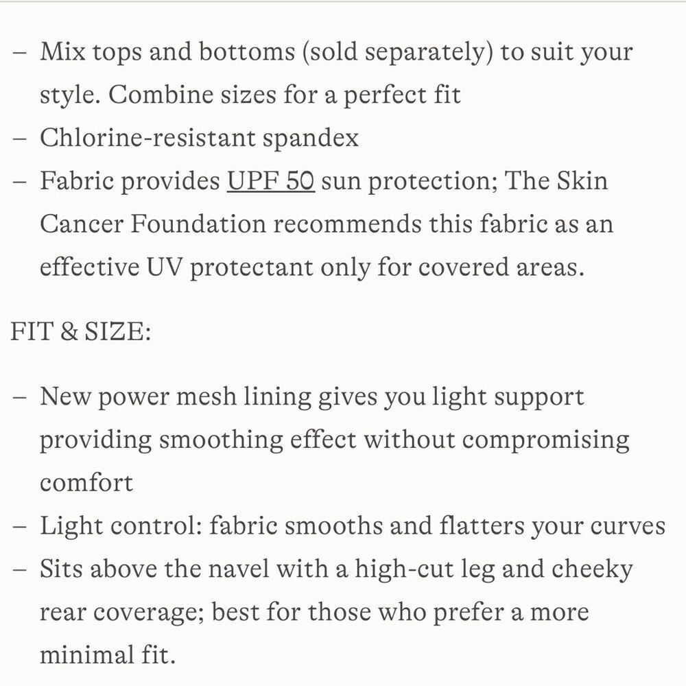 Land's End cheeky high waisted bikini bottoms crimson rose abstract floral Var - Picture 8 of 9